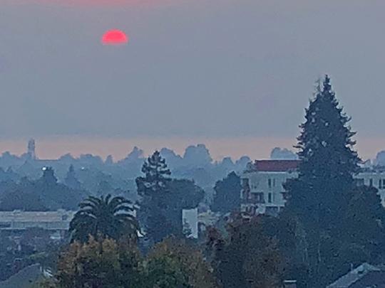 The Bay Area is enveloped in smoke from the catastrophic Camp Fire