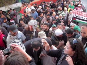 Members of a March 2009 Viva Palestina aid convoy arriving in Gaza