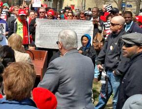 Staff, patients and community activists rally to keep LICH open