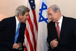 Secretary of State John Kerry meeting with Israeli Prime Minister Benjamin Netanyahu