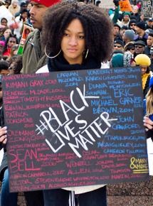 Marching against police murder in Washington, D.C.