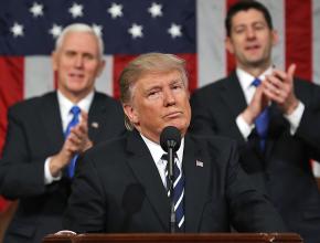 Donald Trump delivers his first State of the Union Address in the Capitol