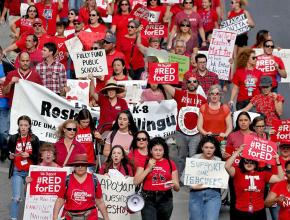 Arizona teachers on the march for their demands