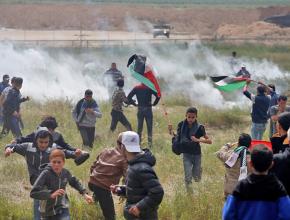 Israeli forces attack Palestinian protesters during Land Day demonstrations in Gaza