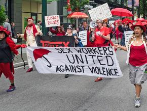 Sex workers and solidarity activists march for equal rights